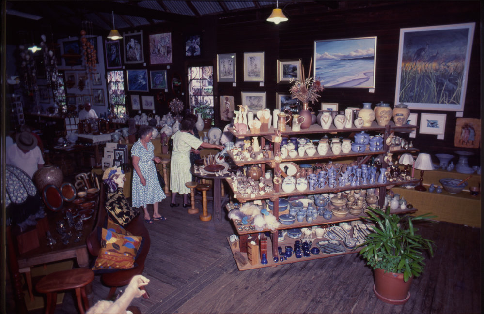 Interior of The Yellow Shed, Bellingen