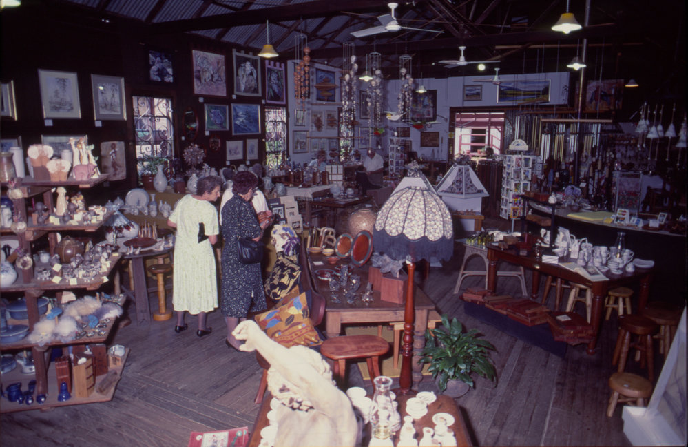 Interior of The Yellow Shed, Bellingen