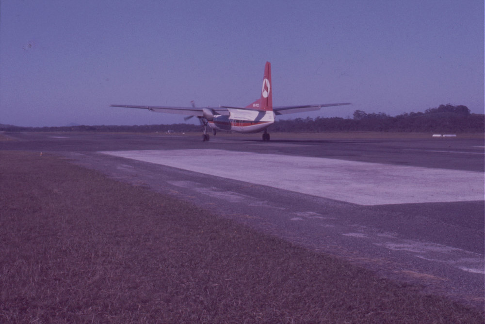 Ansett Fokker F-27 Friendship aeroplane, Coffs Harbour Airport