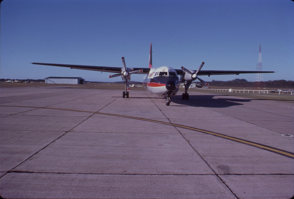 Ansett aeroplane, Coffs Harbour Airport