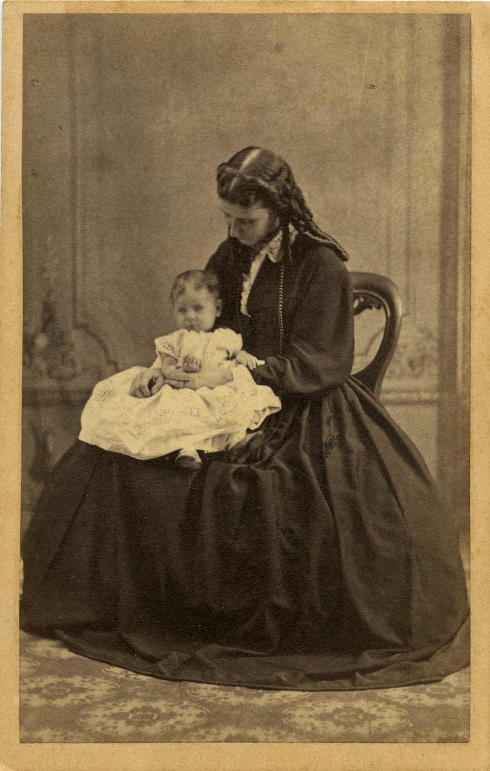 Portrait of a mother and child, c. 1860