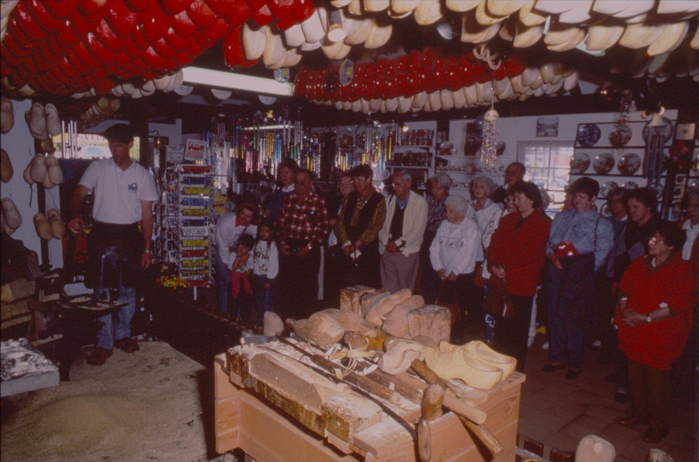 Clog making demonstration, The Clog Barn