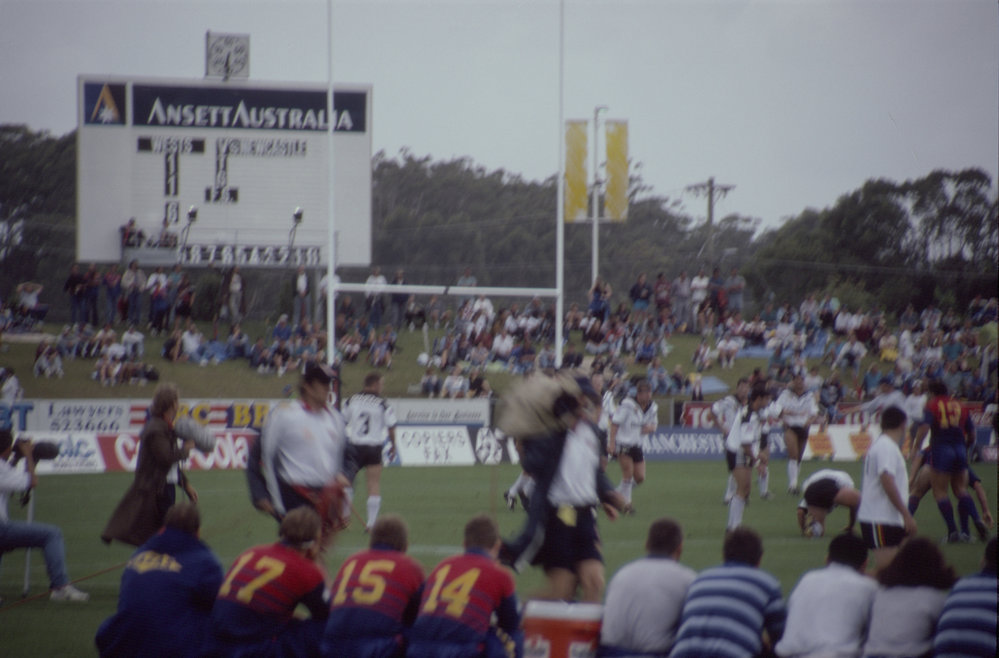 Newcastle Knights vs Western Suburbs Magpies, Coffs Harbour International Stadium, 14 February 1995