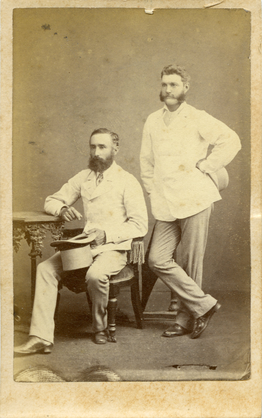 Portrait of two men, c. 1877