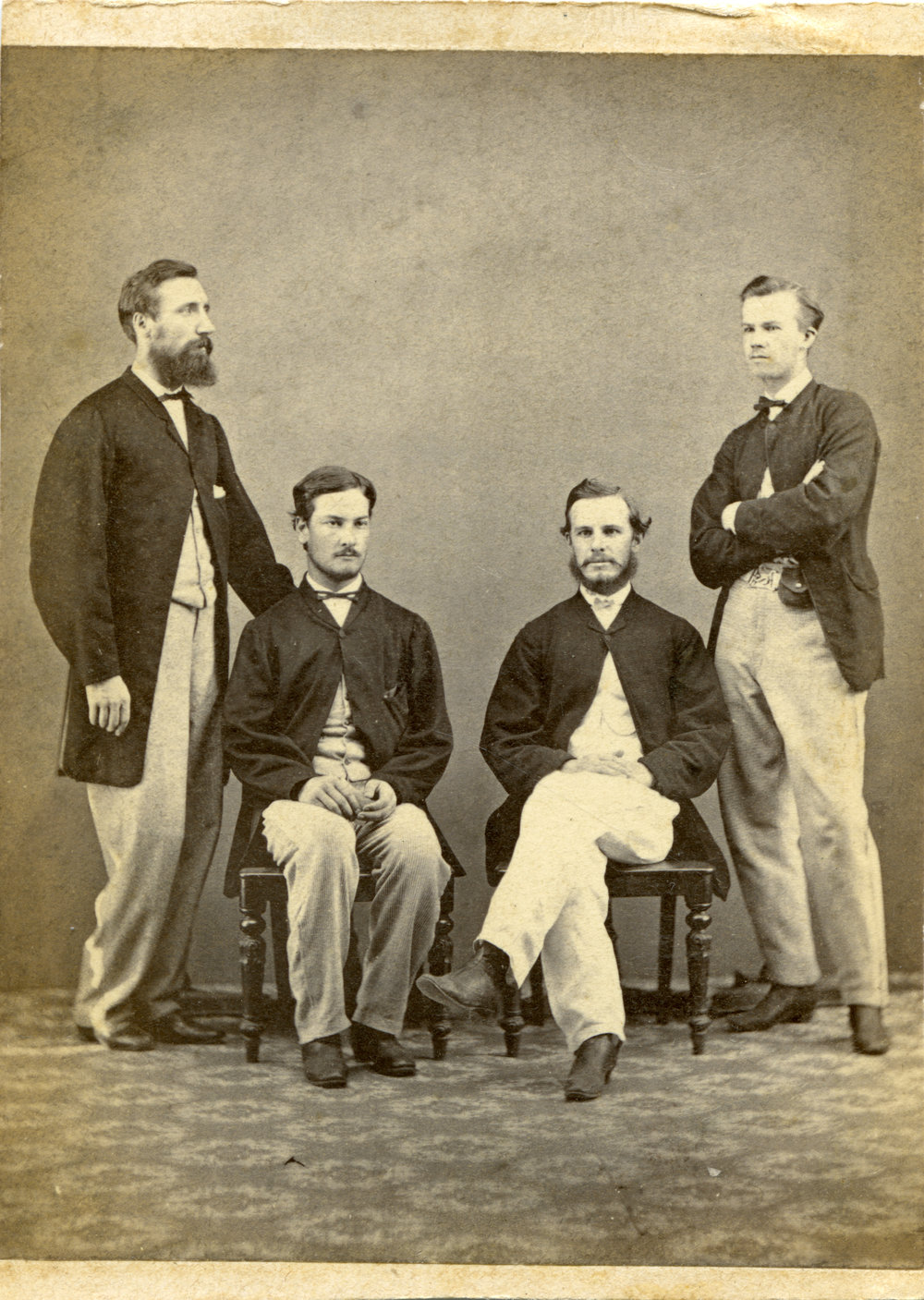 Portrait of four men, c. 1875
