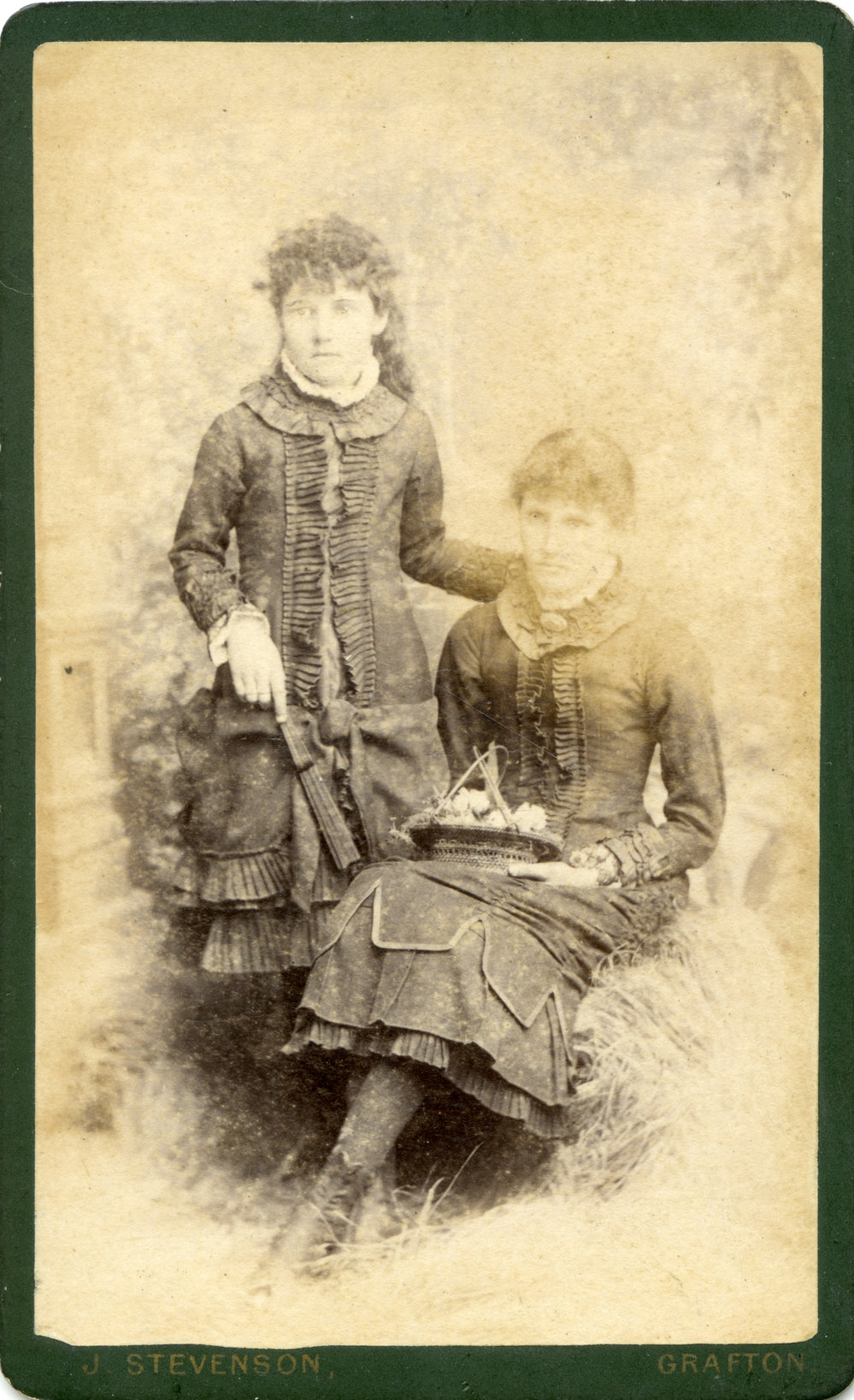 Portrait of two lasses, c. 1881