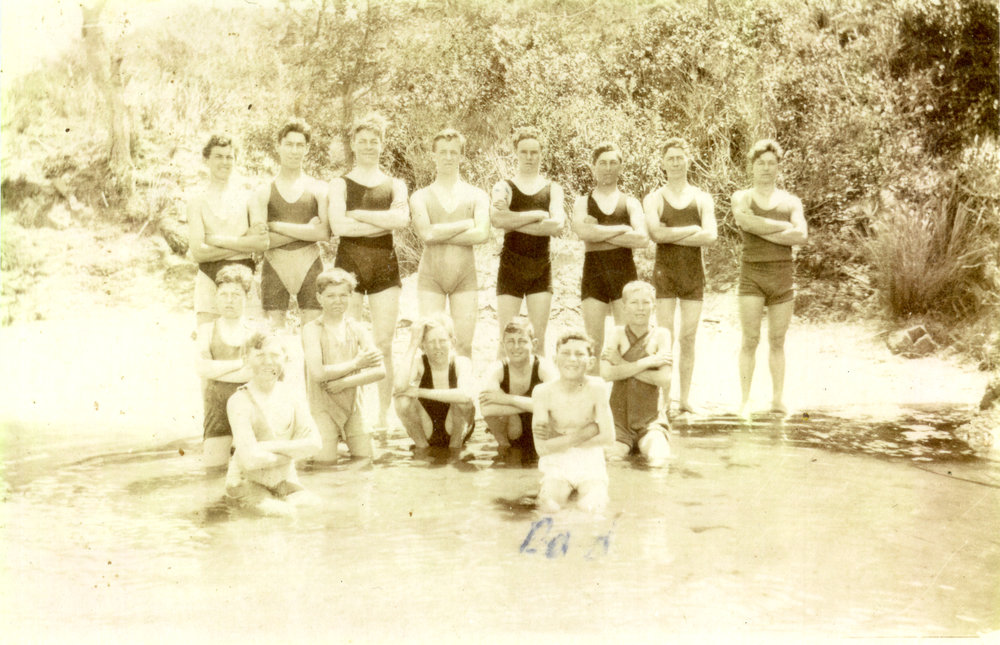 Len Archer and mates, late 1930s