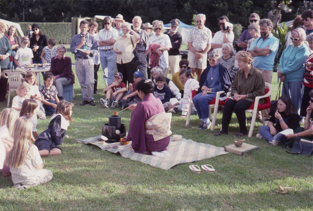 Japanese tea ceremony, North Coast Regional Botanic Garden