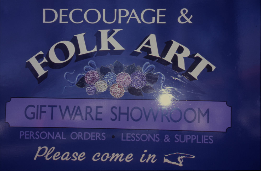 Gift shop sign
