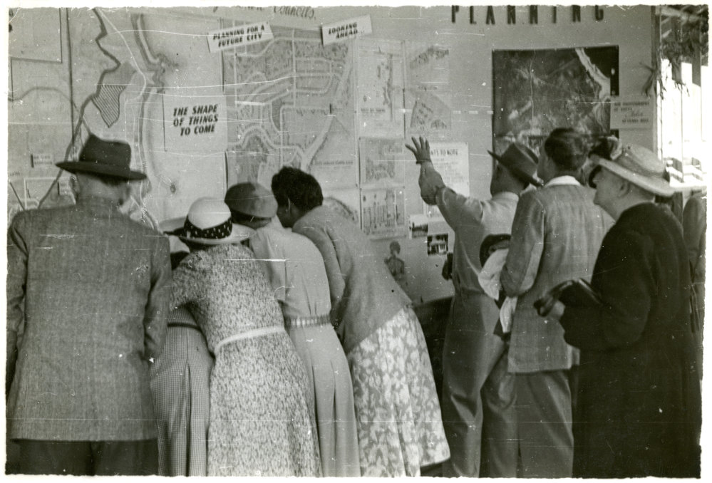Planning for a future city, c.1950