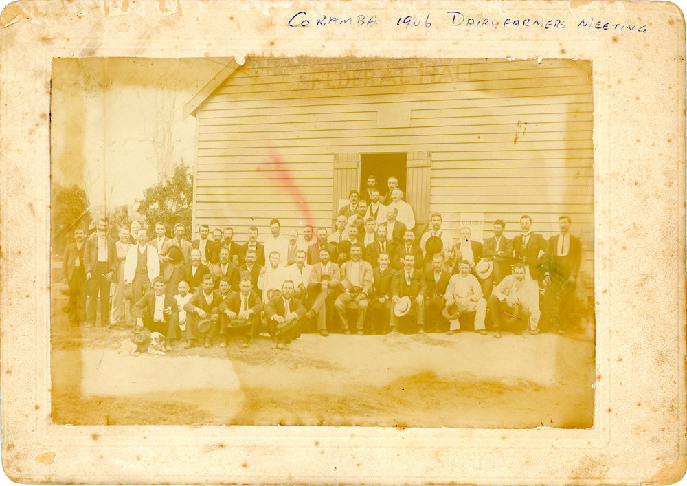 Coramba dairy farmers meeting at the Federal Hall, 10 February 1906 