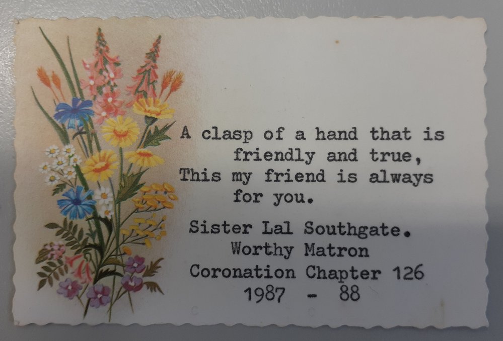 Commemorative card, 1988