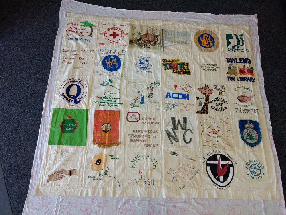 Coffs Harbour Community Village wall hanging, c. 1992