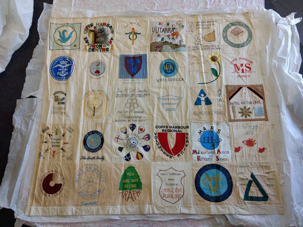 Coffs Harbour Community Village wall hanging, c. 1992