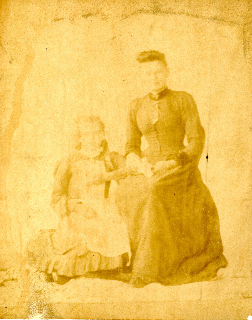 Woman and child, early 1900s