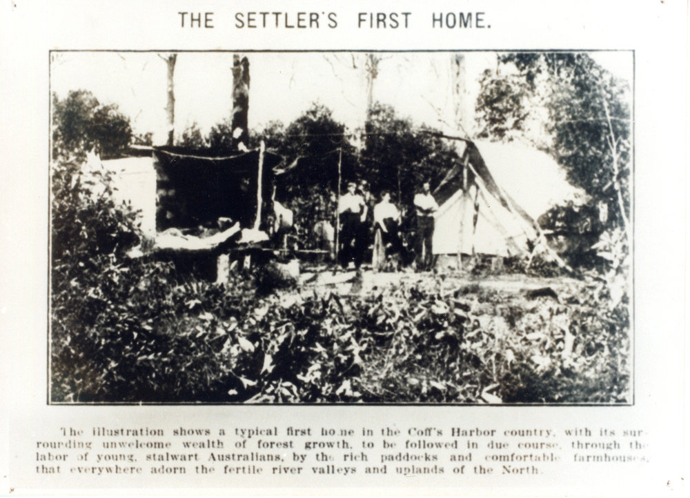 Settler's first home, 1909