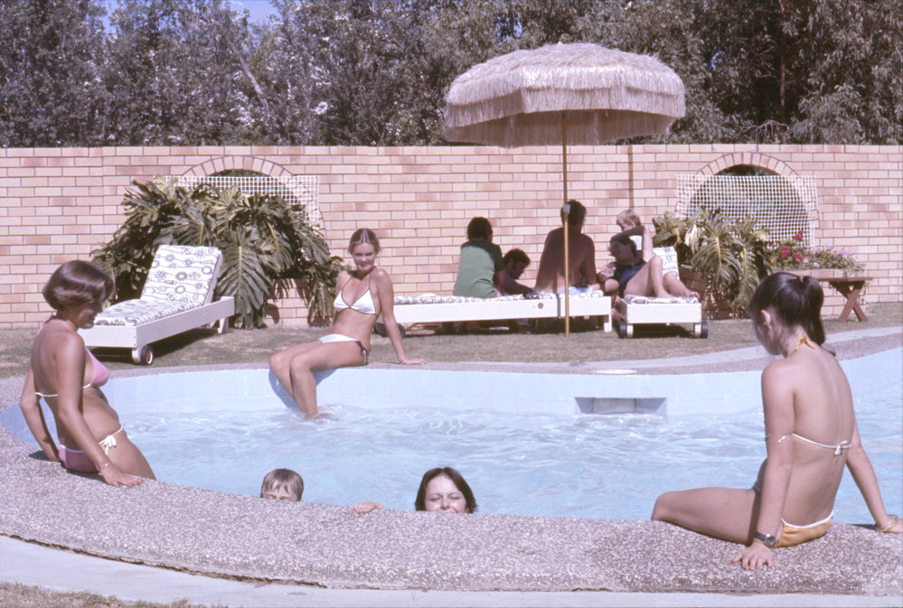 The Tahitian holiday apartments swimming pool, Park Beach