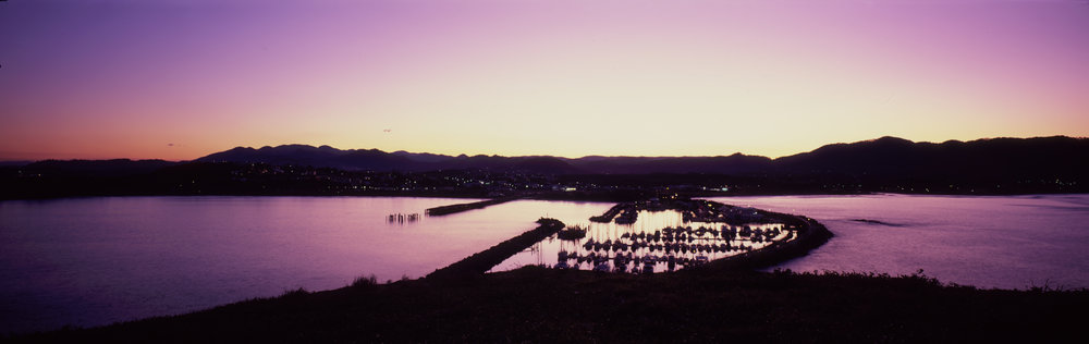 Coffs Marina at sunset