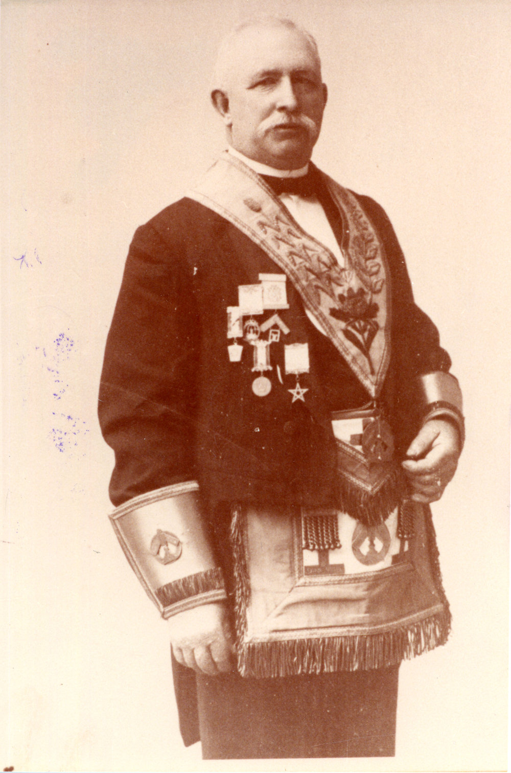 Murdoch Stewart McLean in Masonic regalia, c. 1912 