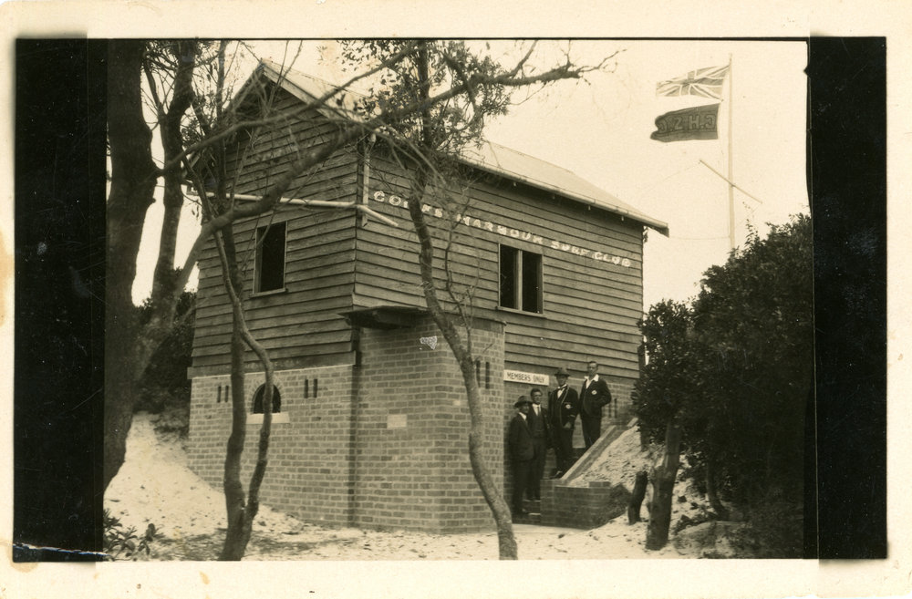 Coffs Harbour Surf Life Saving Club at Park Beach, 1926 