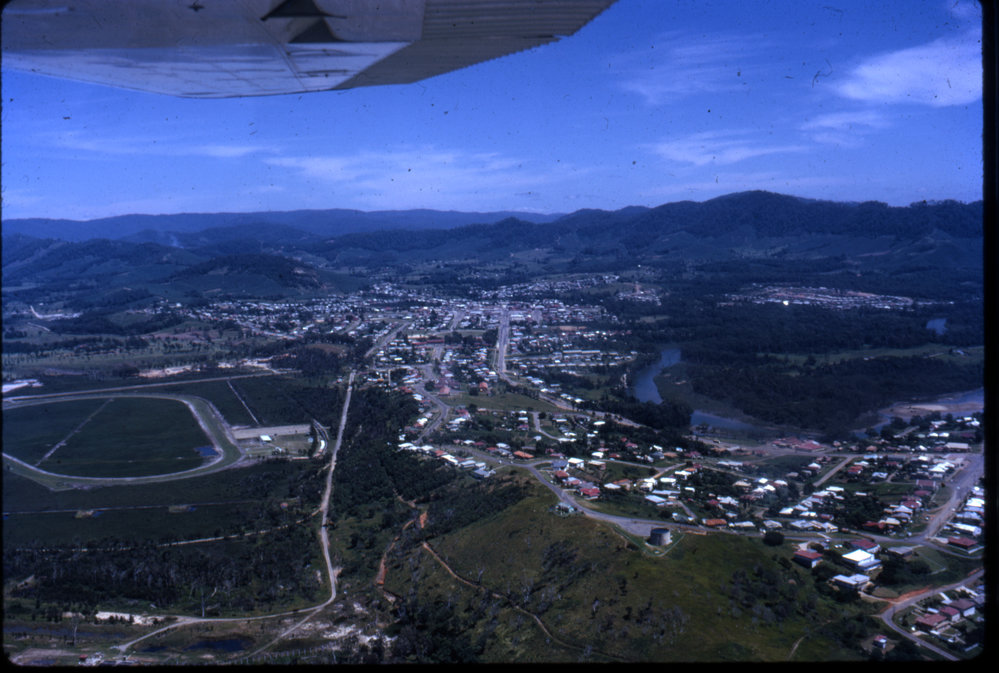 Coffs township and racetrack, 1967