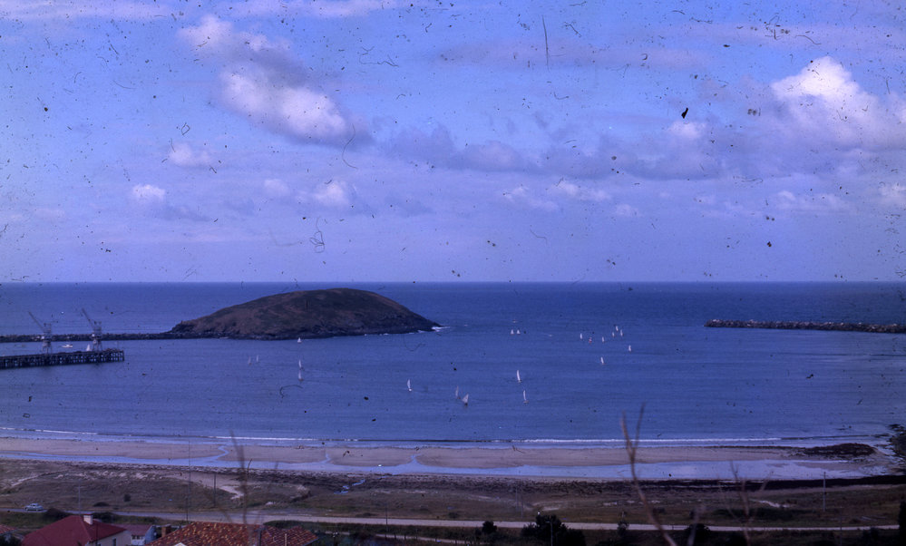 Sailing regatta off Jetty Beach, c. 1964