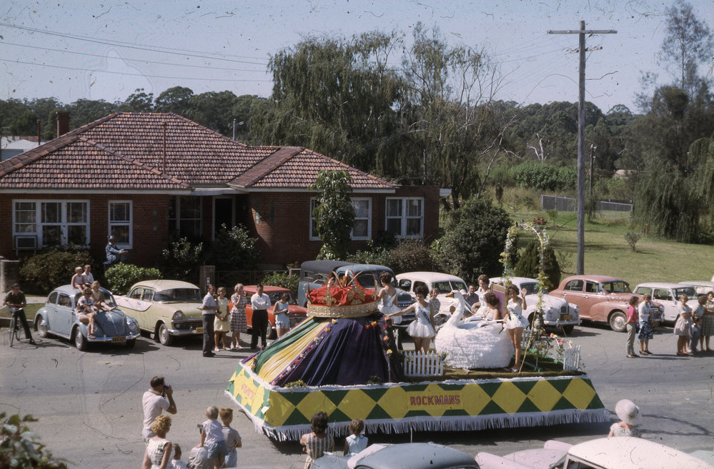 Rockmans' parade float in the Centenary Parade, 1970