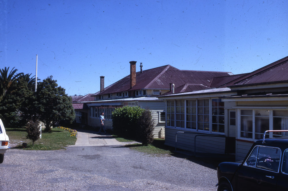 Front of Coffs Harbour District Hospital, September 1969