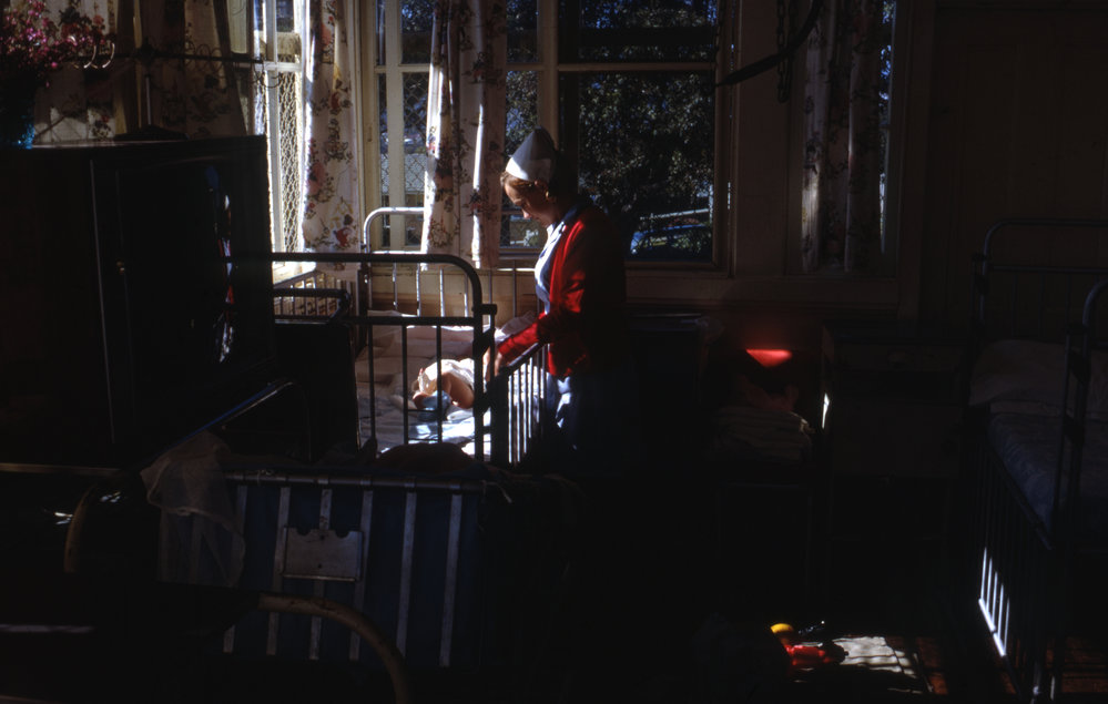 Children's ward at Coffs Harbour District Hospital, September 1969