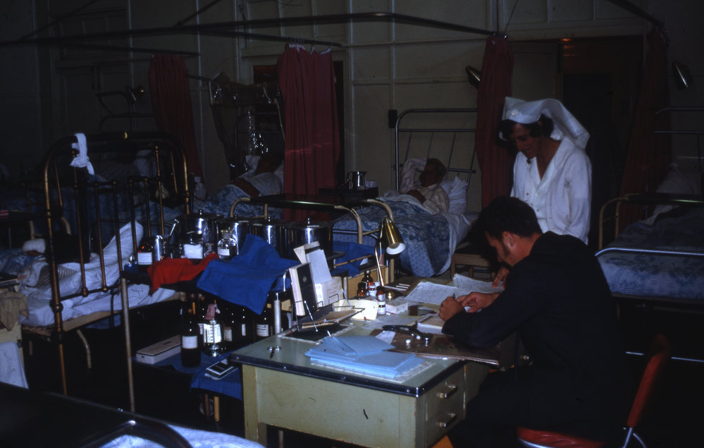 Male ward at Coffs Harbour District Hospital, September 1969