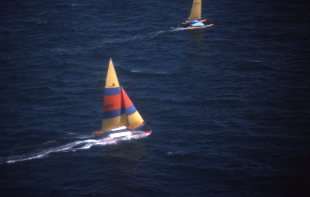Hobie catamarans race, 1977