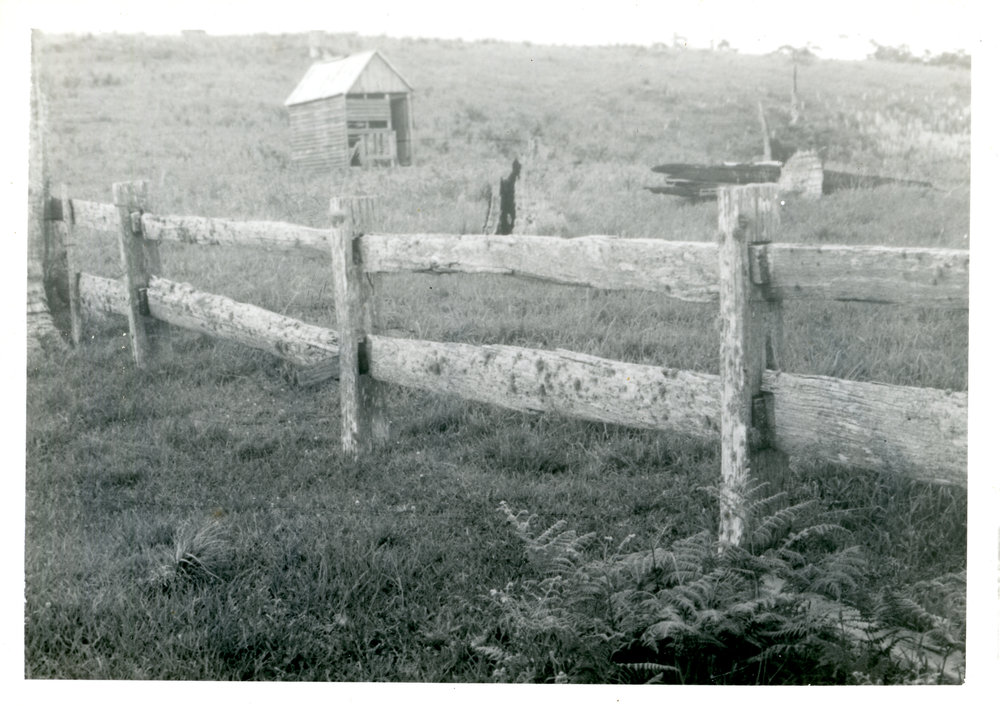 Post and rail fence