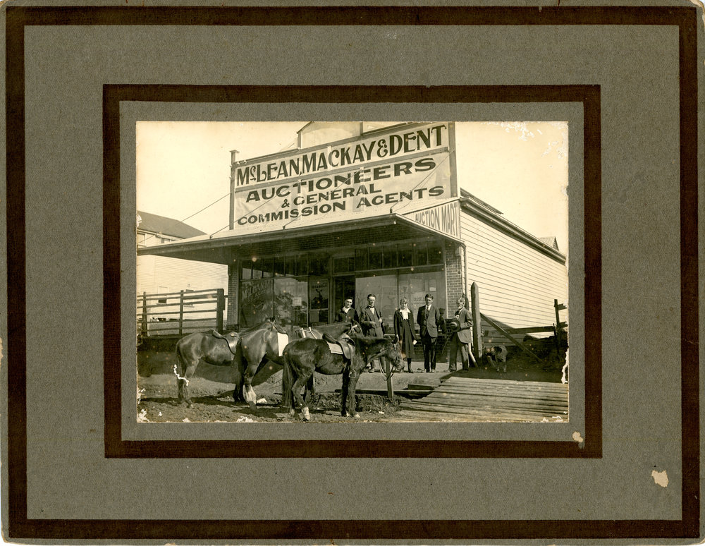 Auctioneers McLean, Mackay &amp; Dent, 1920s