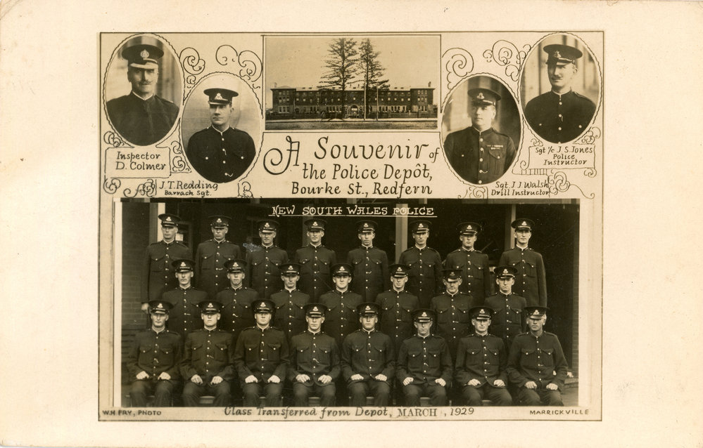 New South Wales Police Depot, March 1929