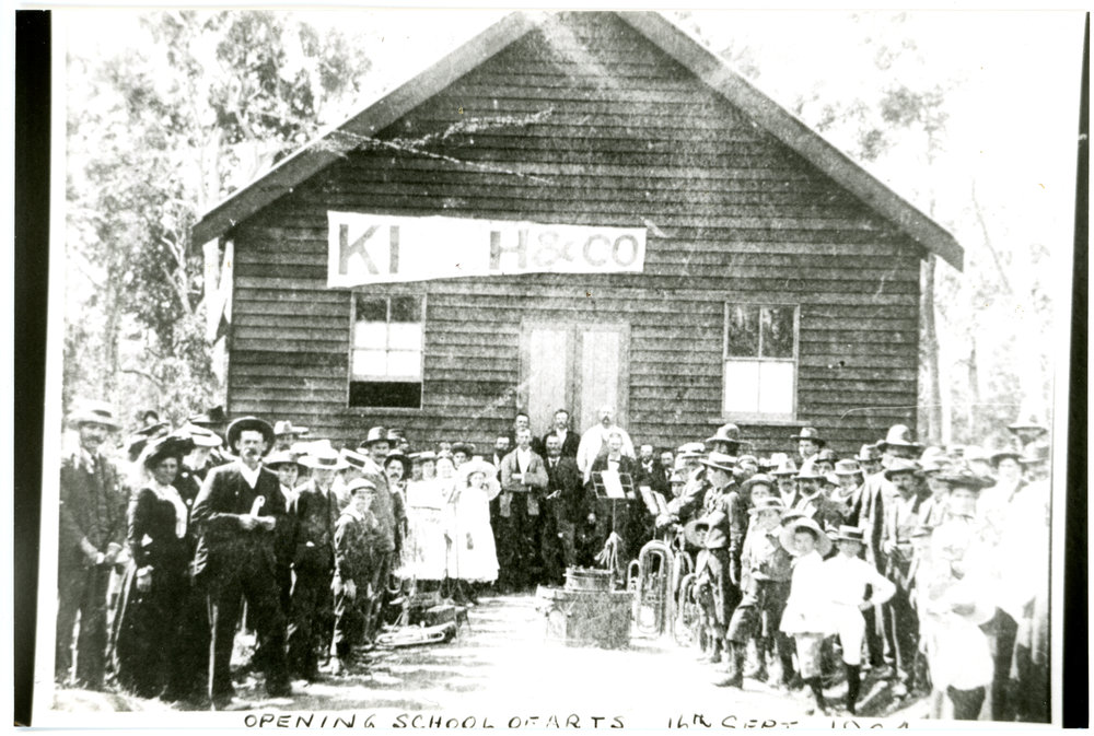 Opening of the School of Arts in High Street, 16 September 1904  