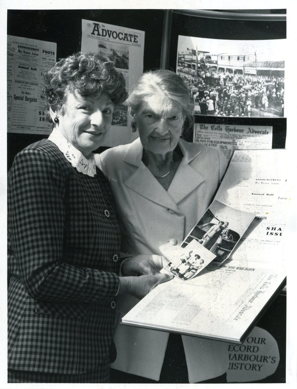 Marjorie Jackson and Hazel Jordan, August 1992