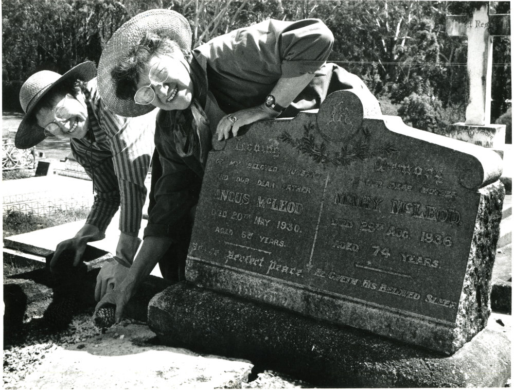 Headstone of Angus and Mary McLeod
