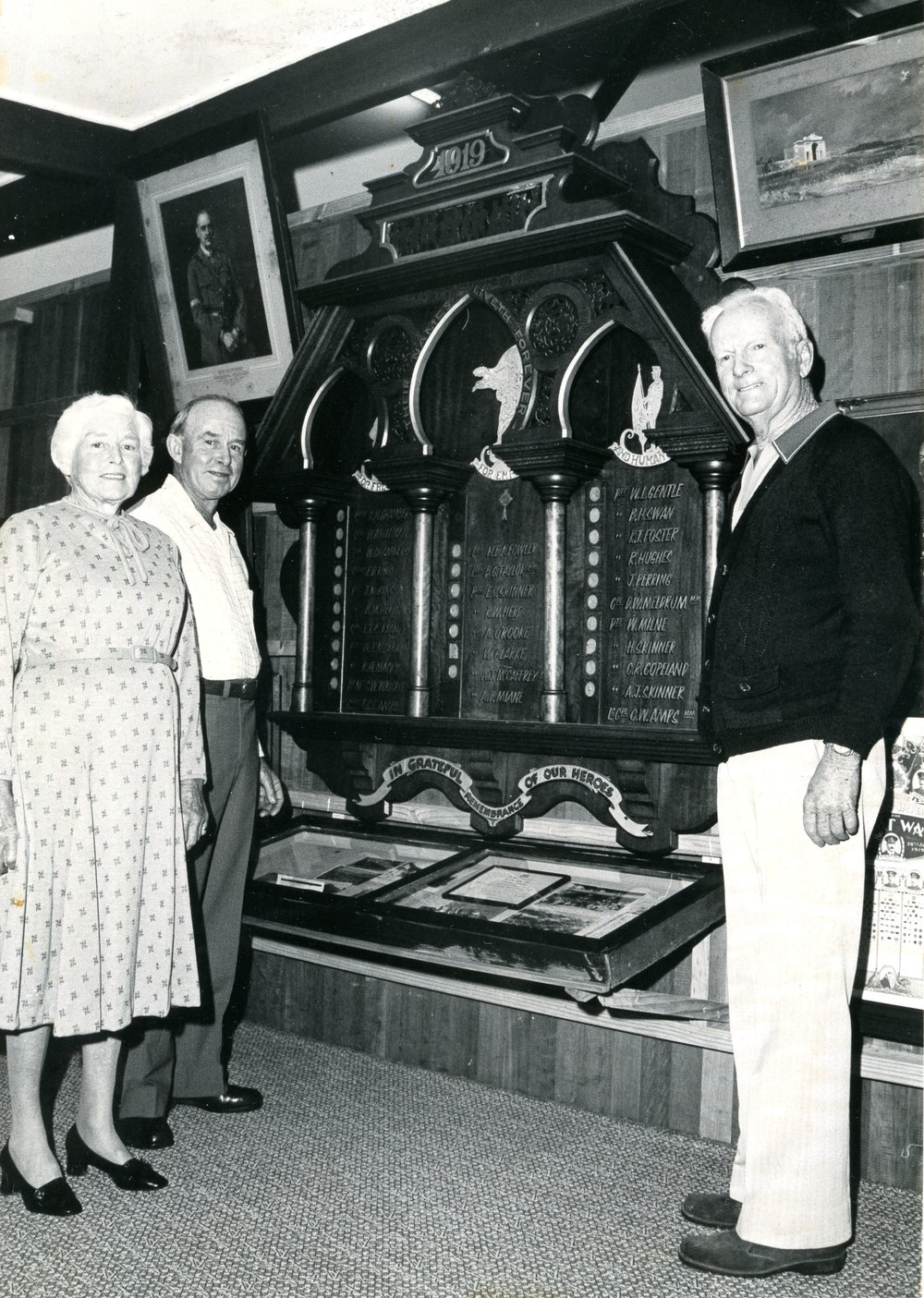 Viewing the Bucca World War I Honour Board