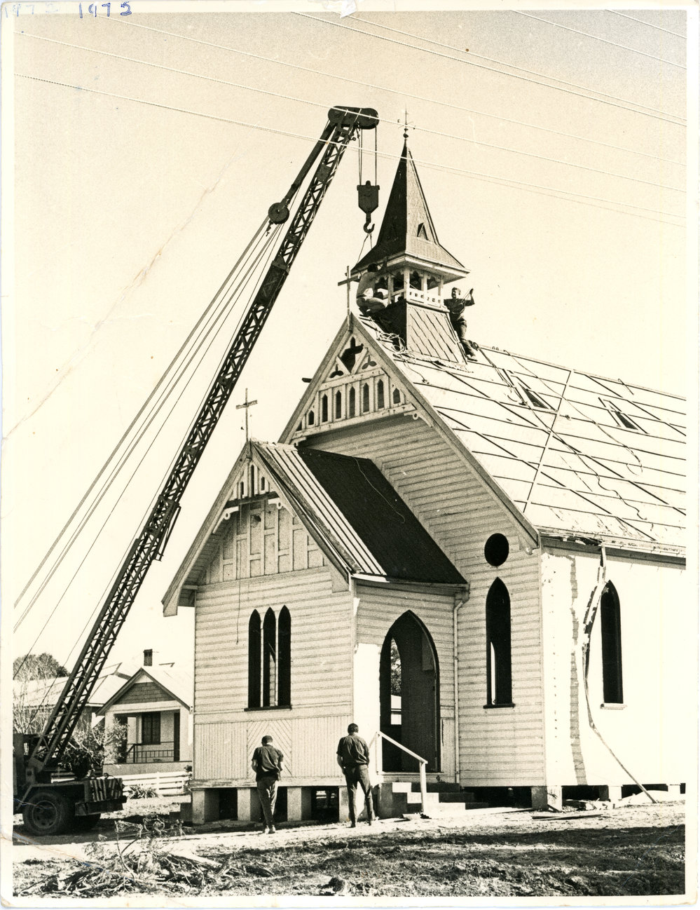 Dismantling of St John's Church, 1972