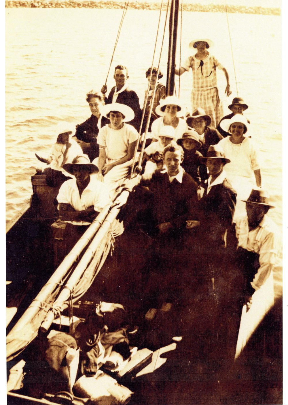 Aboard the Supreme ready to leave Coffs, 30 November 1924