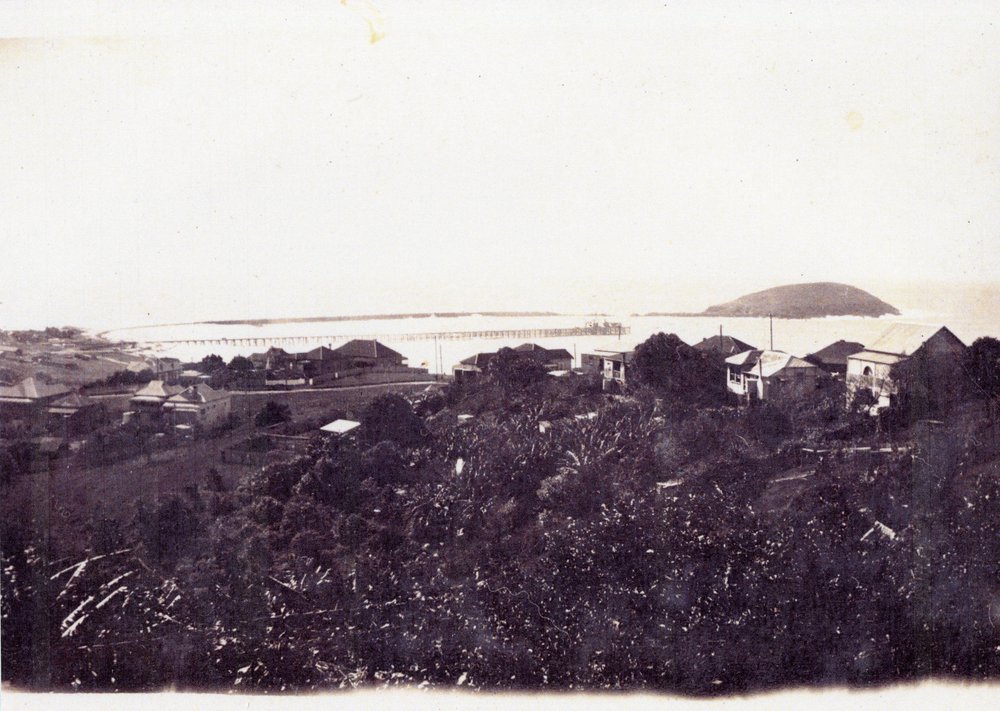 View looking north-east from the Lette home, 1920s