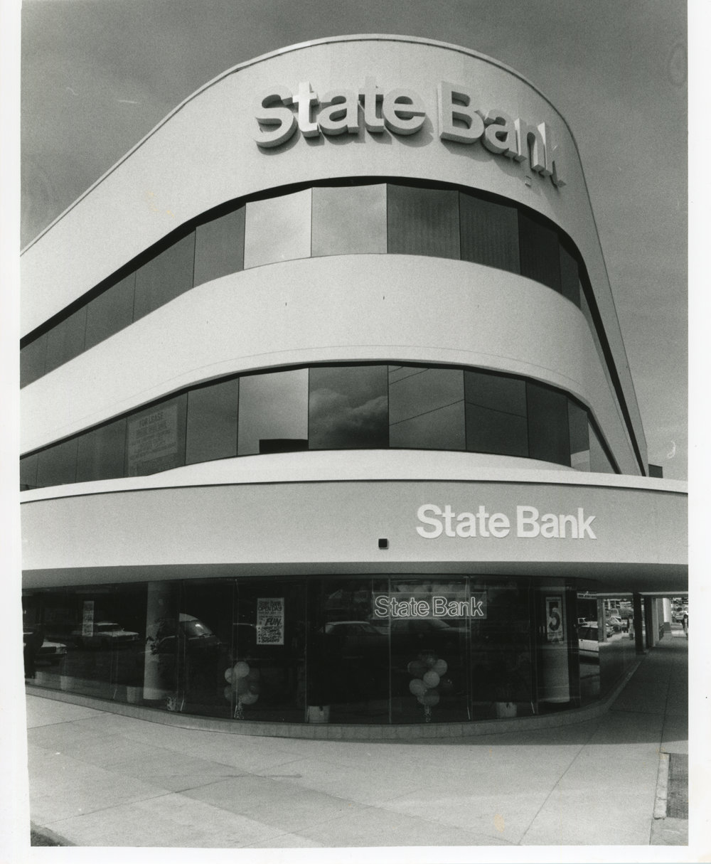 State Bank building, July 1989