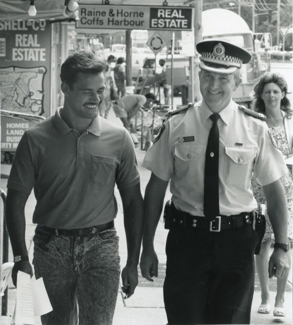 Eric Mercy and Peter Mortensen, April 1989