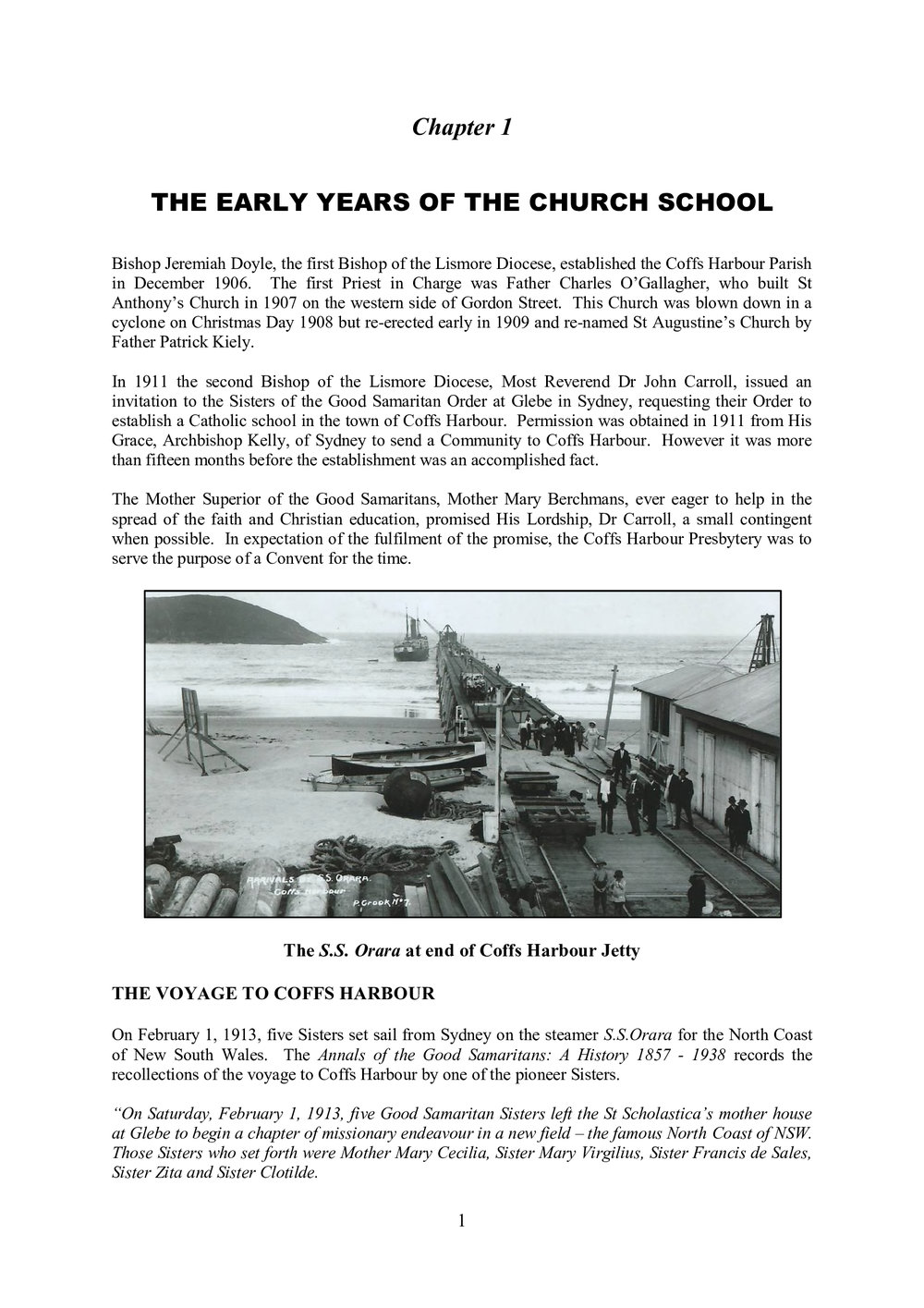 St Augustine's School Coffs Harbour: 1913 - 2013