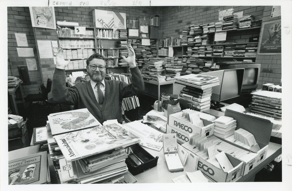 David Warton, City Librarian, 4 August 1989