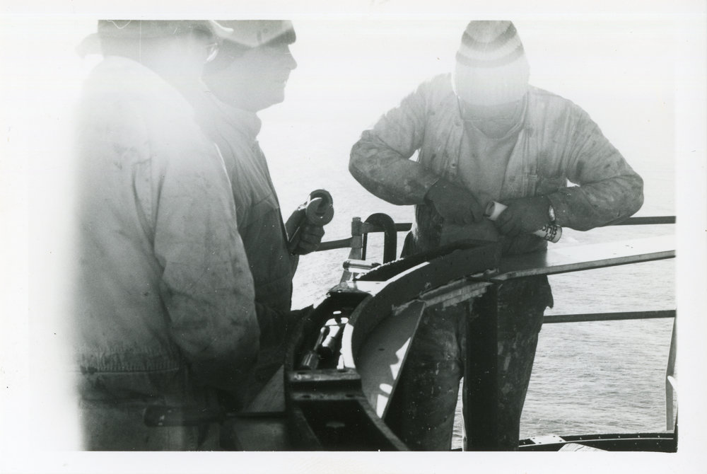 Smoky Cape Lighthouse repairs, 1977 