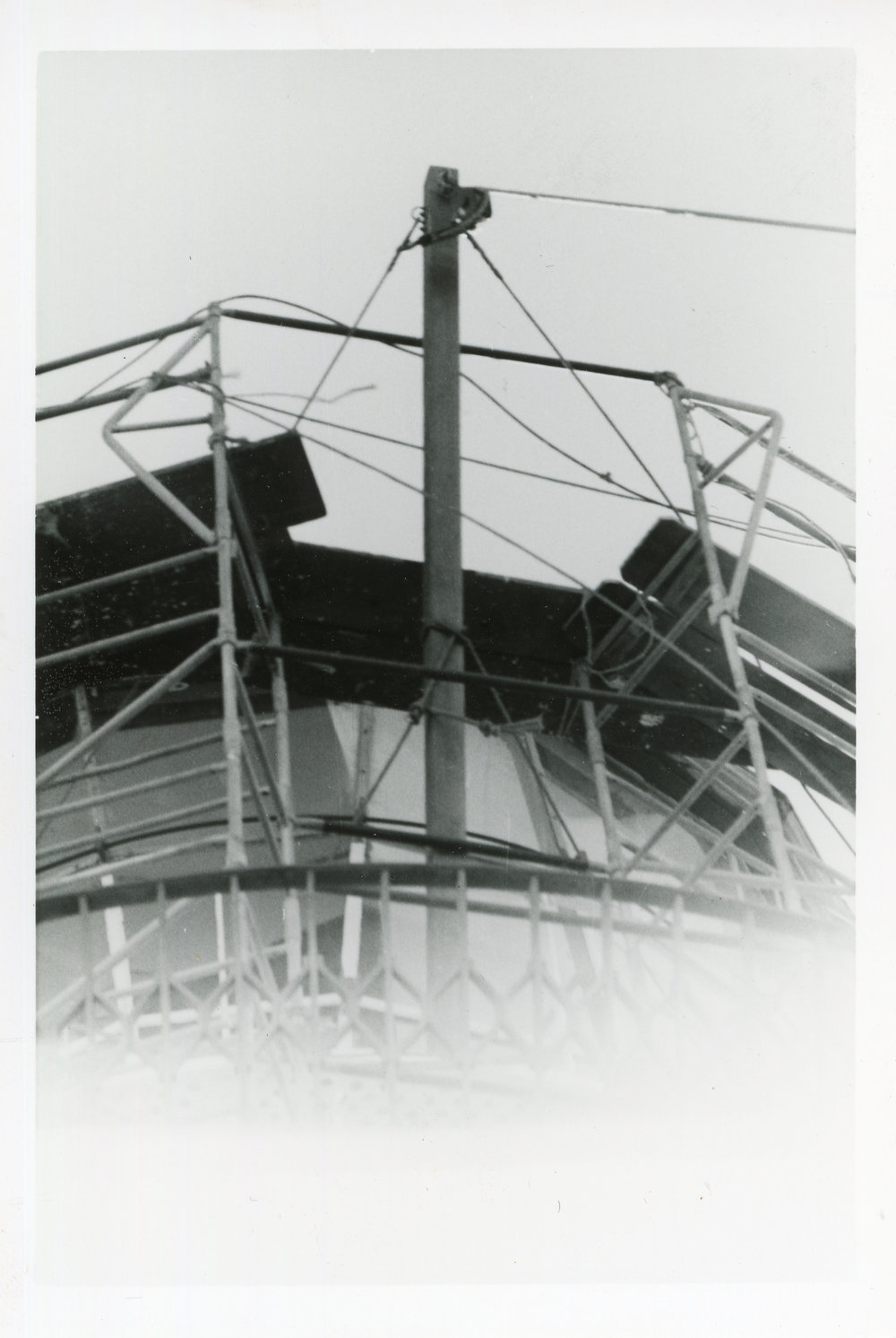 Lighthouse scaffolding, 1977 