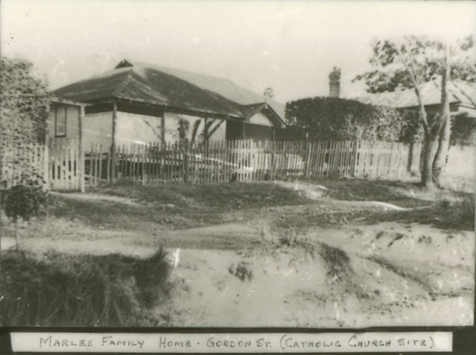 The James Marles family home, 1950 
