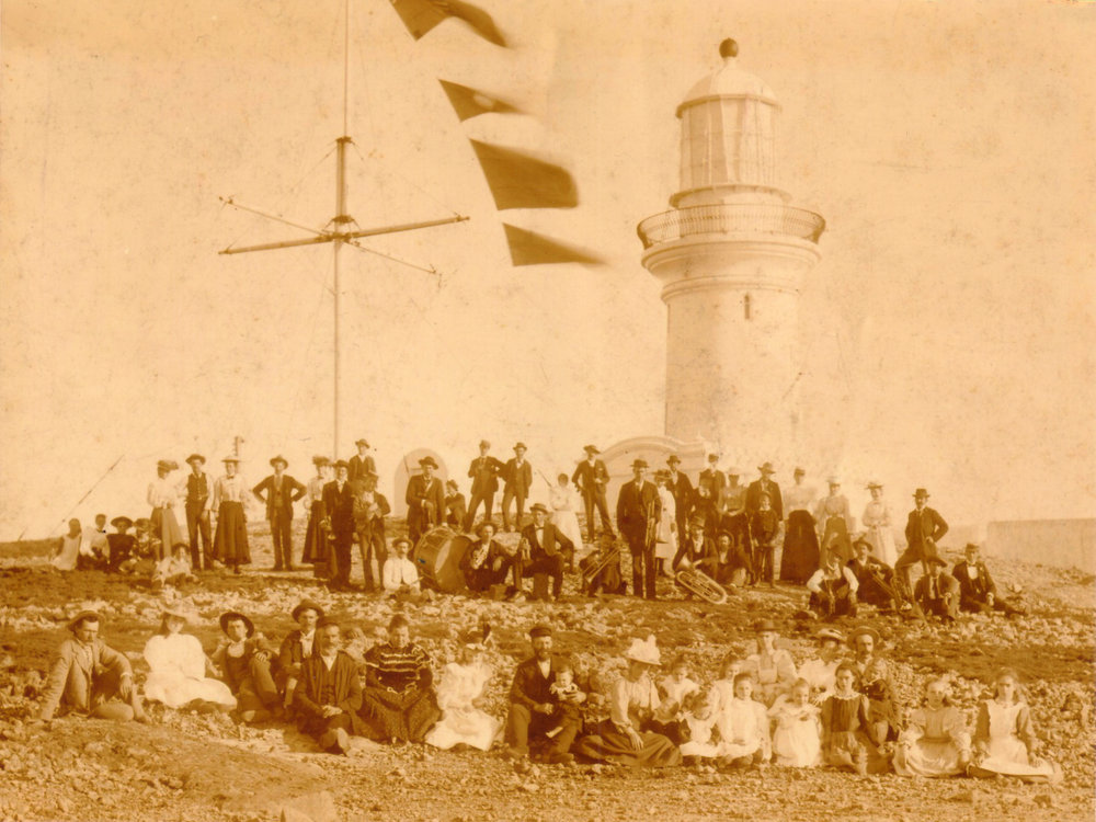 The Prince of Wales' birthday celebrated at South Solitary Island Lighthouse, 9 November 1899