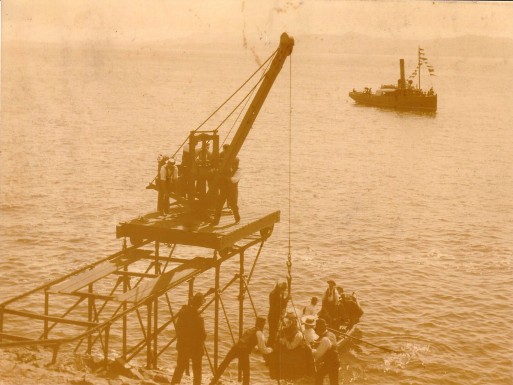 Visit to South Solitary Island Lighthouse, 9 November 1899